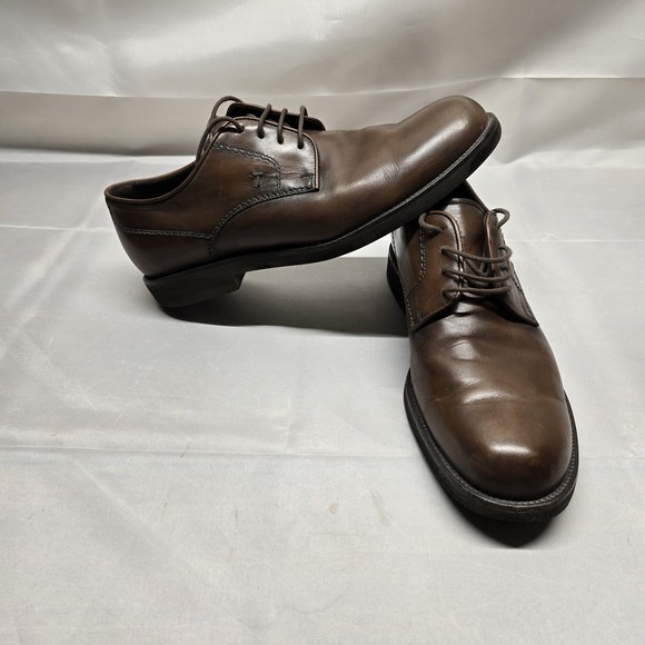 Tods Leather Lace Up Dress Shoe Men Size‎ 9.5 Italy - Picture 1 of 16